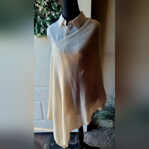J. Crew Sweaters - J. Crew Elegant Cream Sweater Poncho
